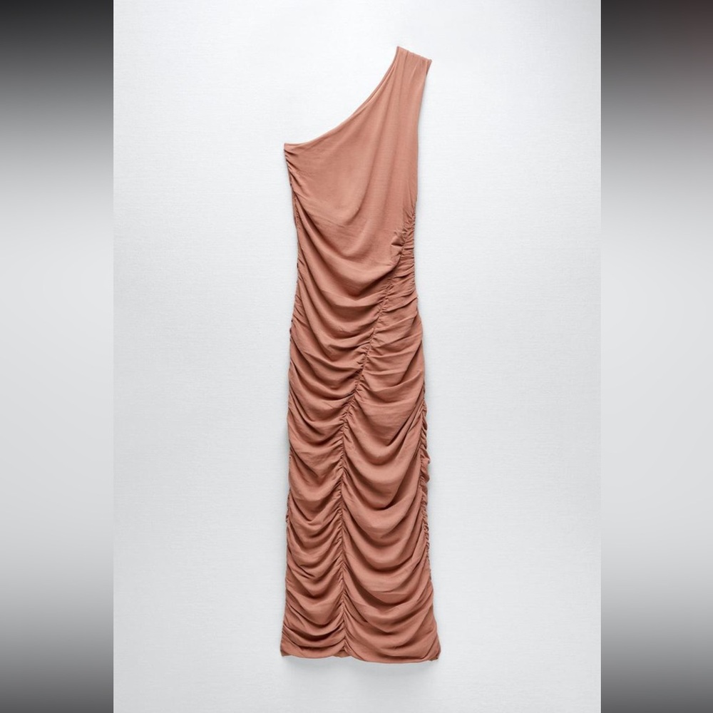 Zara Draped knit dress